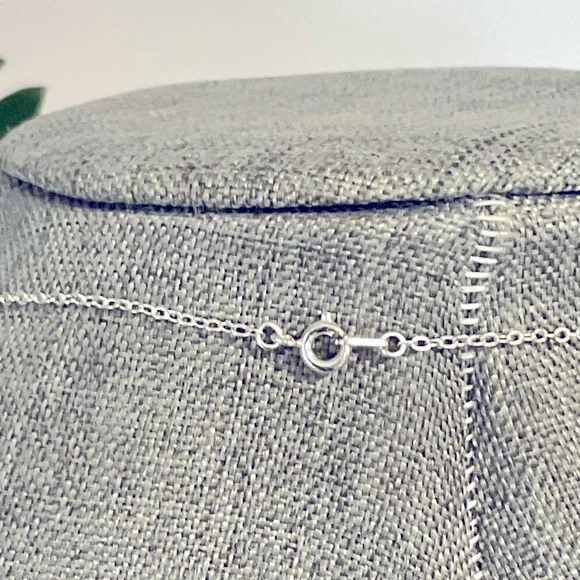 Silver & Rose Gold Tone Pendant Heart & Butterfly - Picture 6 of 8